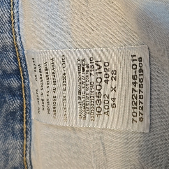 Wrangler Jeans Rugged Wear Classic Fit 5-pocket Wide Leg Men's size 54Wx28L - Picture 6 of 8